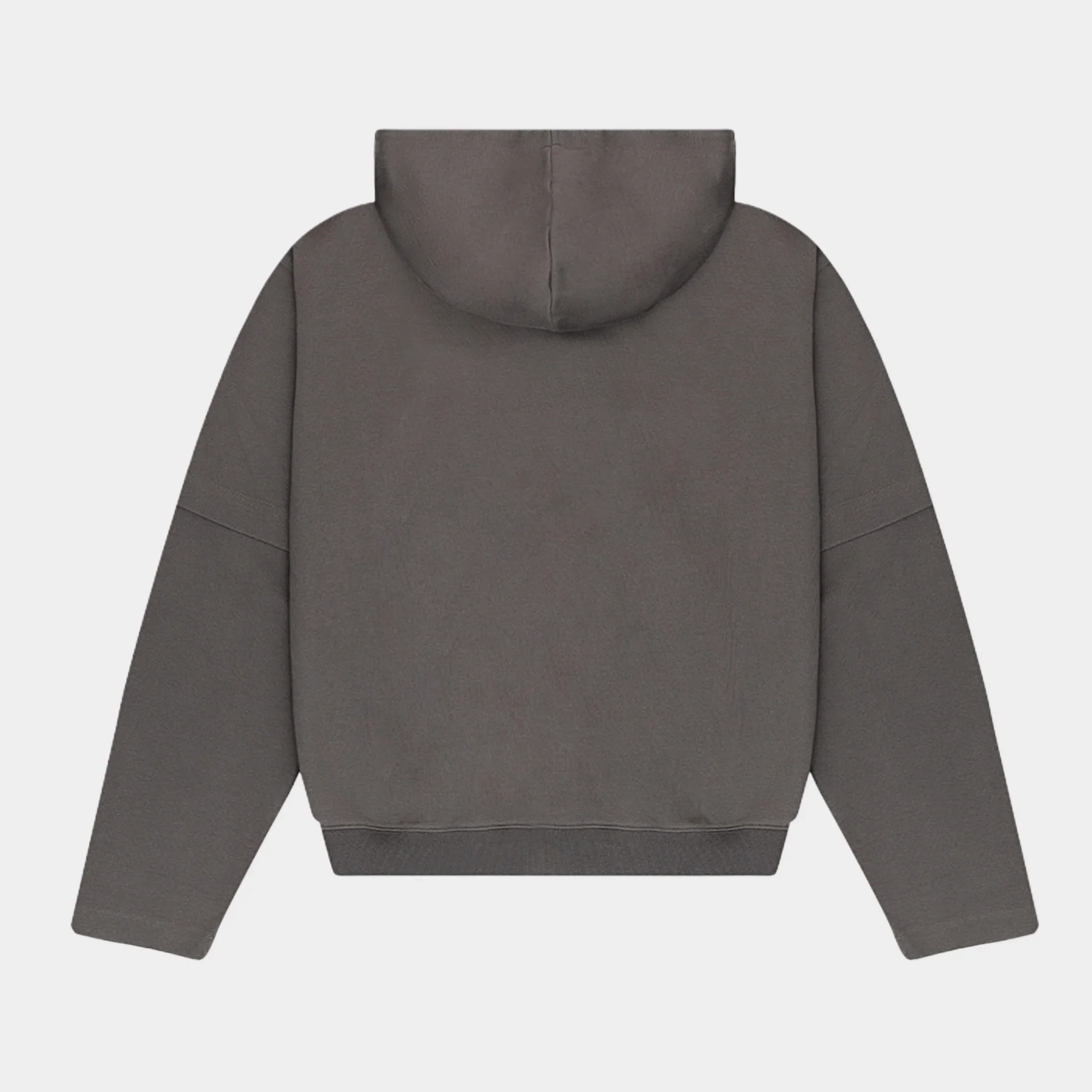RIVERO - ATELIER DOUBLE LAYERED ZIP HOODIE GREY - Image 4