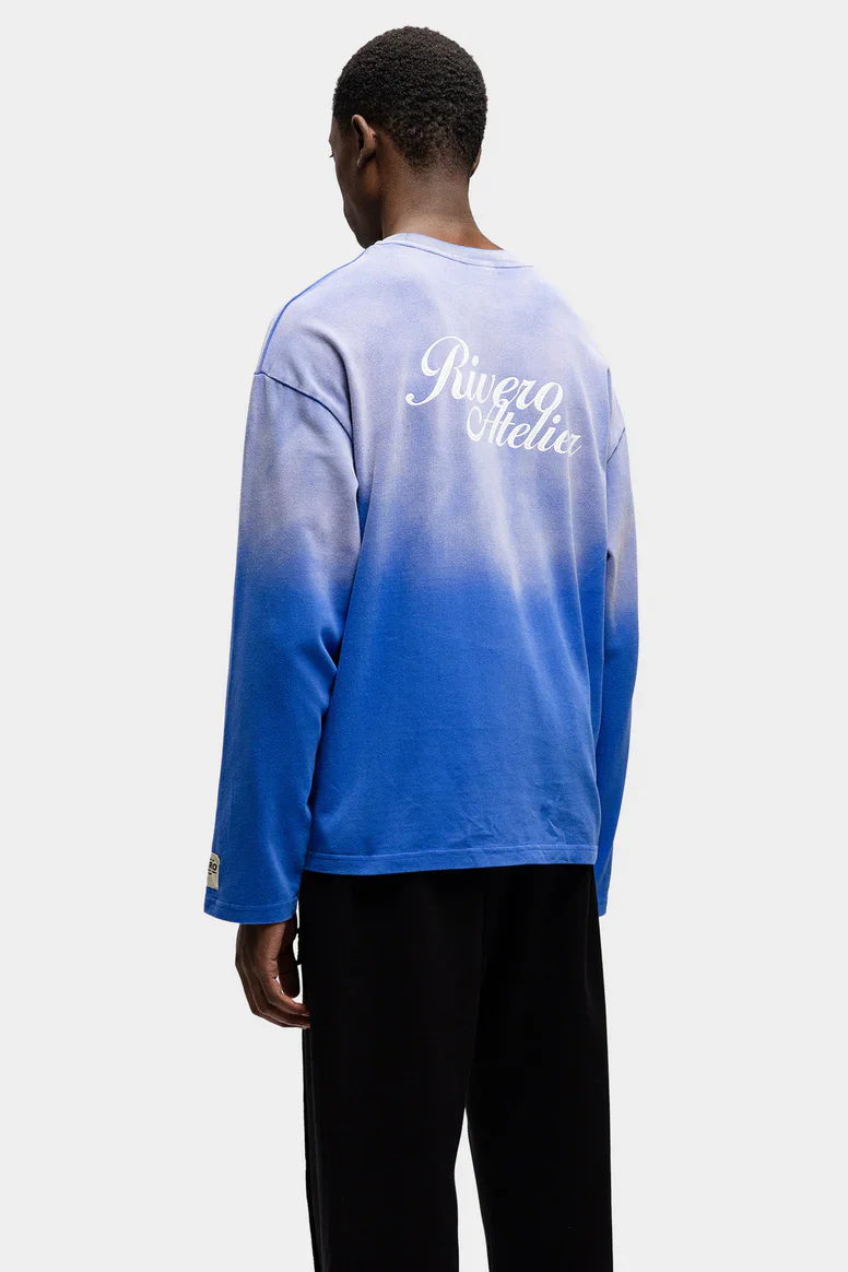 RIVERO - ATELIER LONGSLEEVE WASHED BLUE - Image 2