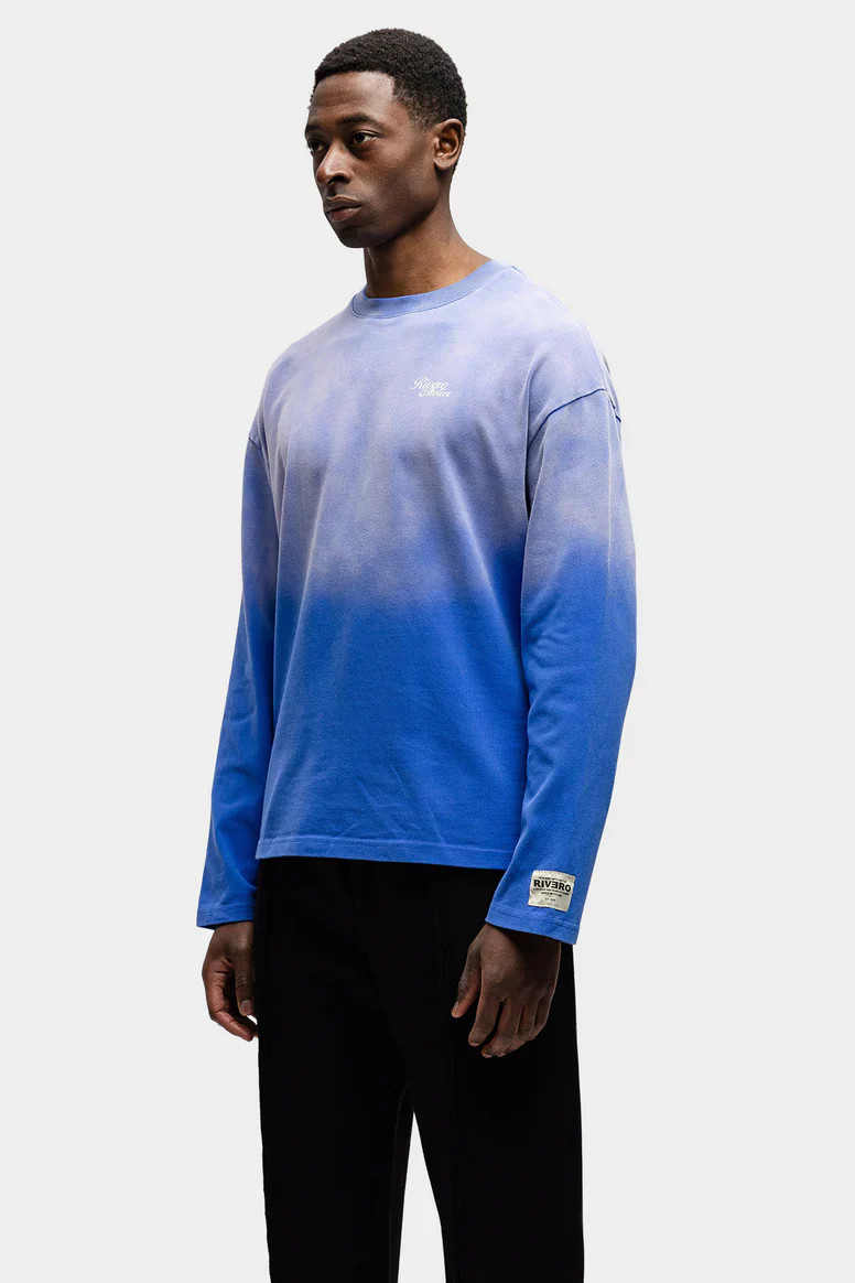 RIVERO - ATELIER LONGSLEEVE WASHED BLUE - Image 3