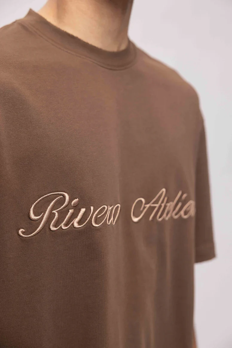 RIVERO - ATELIER RETRO T-SHIRT BROWN - Image 2