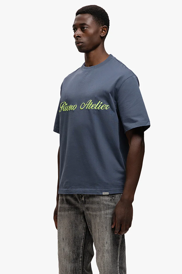 RIVERO - ATELIER RETRO T-SHIRT NAVY - Image 4