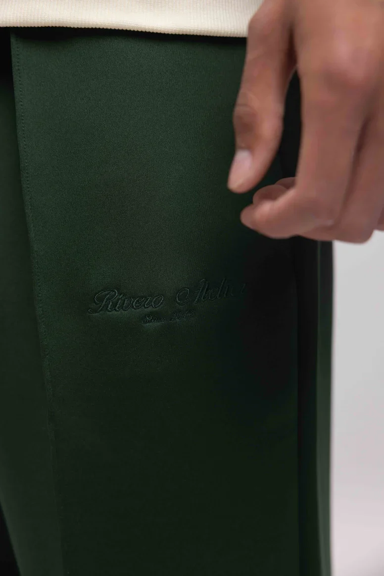 RIVERO - ATELIER ZIP TRACKPANTS GREEN - Image 2