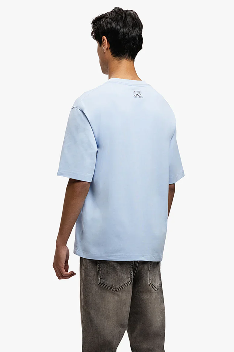 RIVERO - AZURE SCRIPT T-SHIRT - Image 6