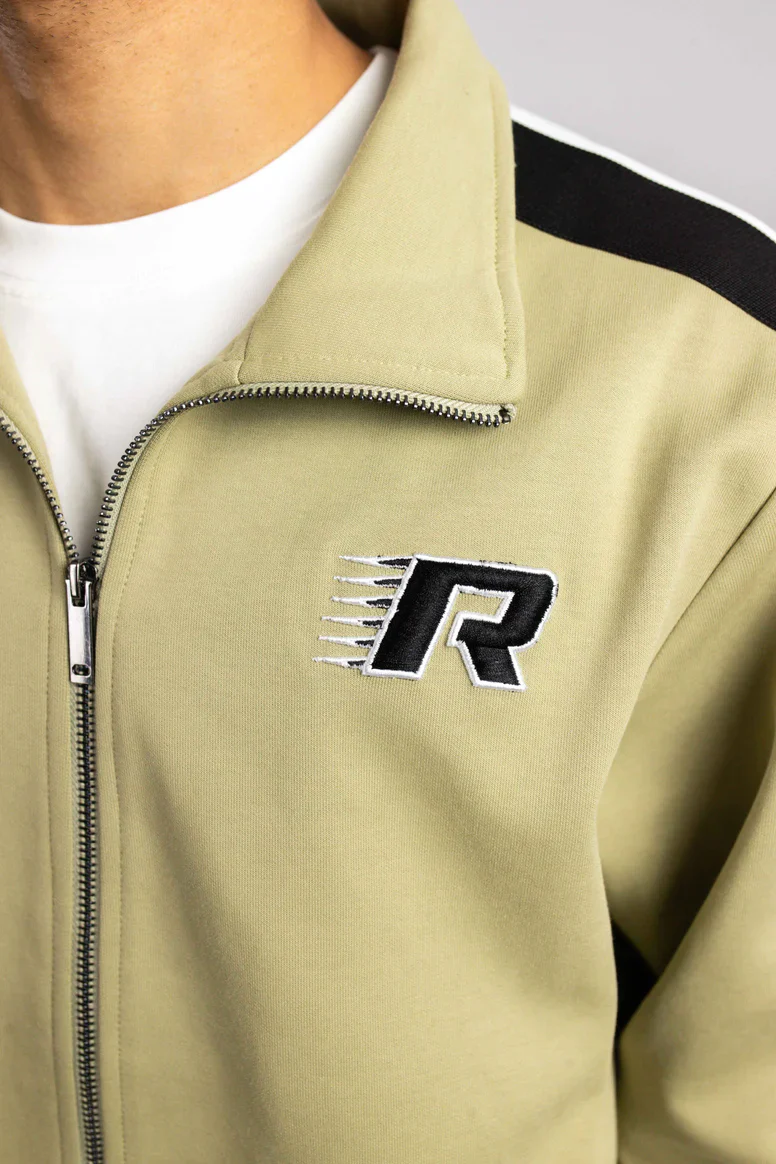 RIVERO - BIG PLANS FULL ZIP TRACK JACKET GREEN - Image 5
