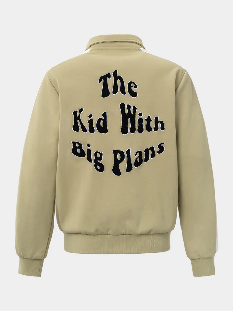 RIVERO - BIG PLANS FULL ZIP TRACK JACKET GREEN - Image 8
