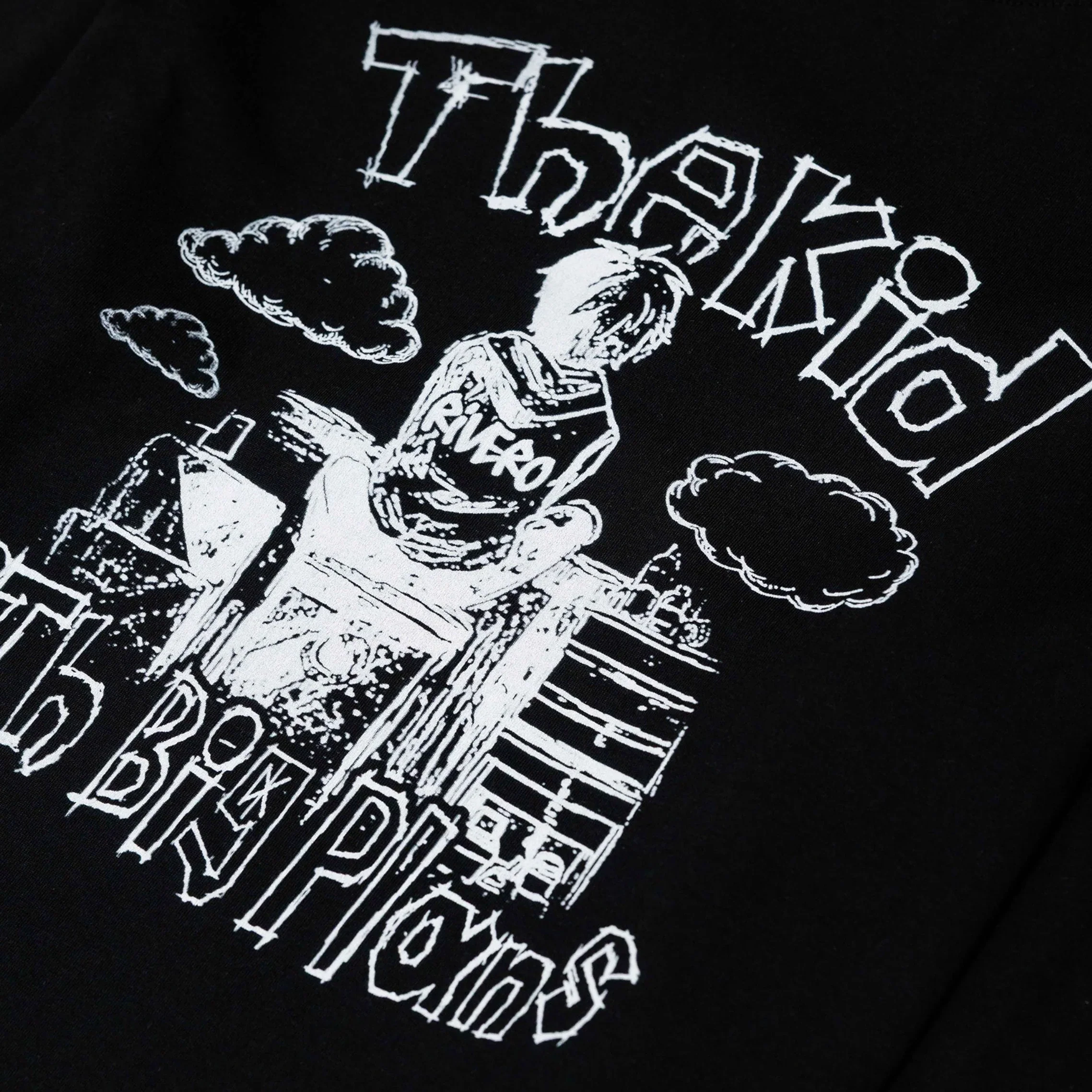 RIVERO - BIG PLANS GRAFFITI LONGSLEEVE BLACK - Image 5
