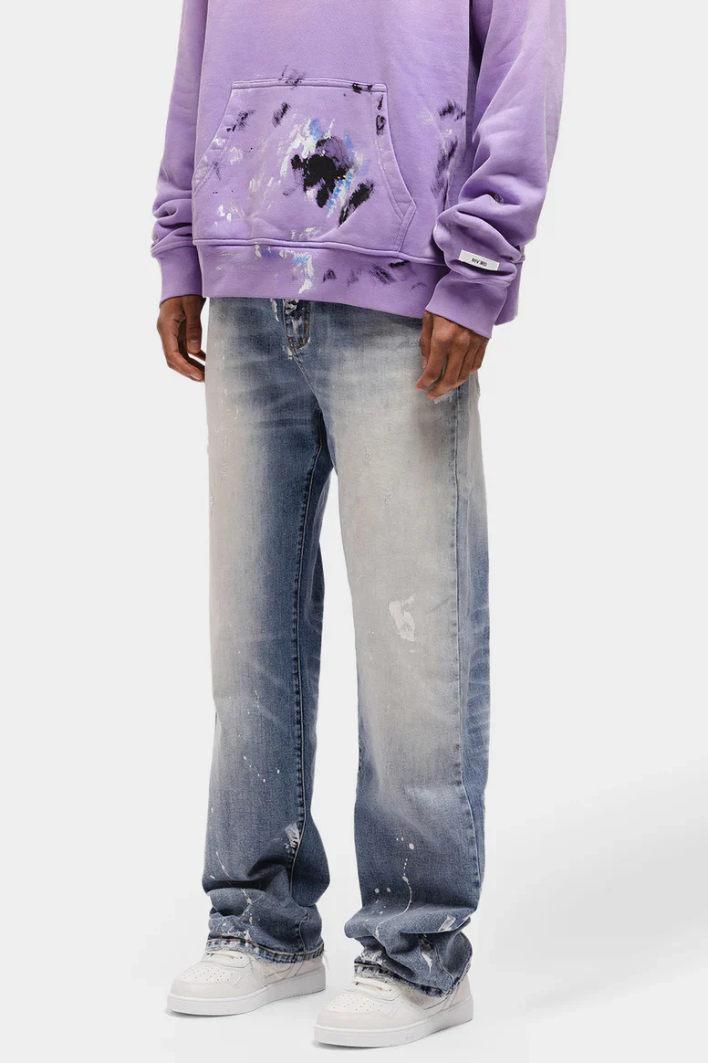 RIVERO - CANVAS WASHED DENIM JEANS - Image 2