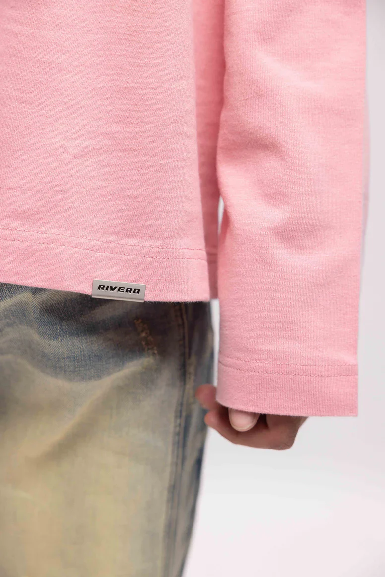RIVERO - DAWN WASHED STATEMENT LONGSLEEVE TEE - Image 3