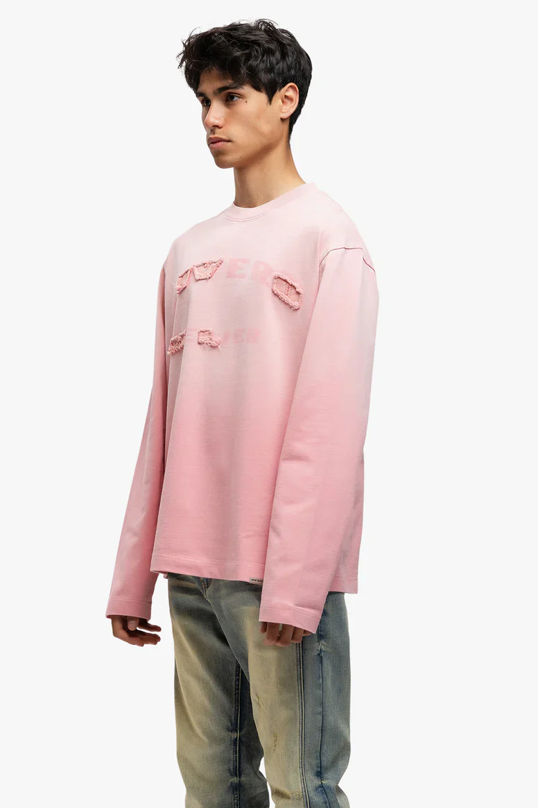 RIVERO - DAWN WASHED STATEMENT LONGSLEEVE TEE - Image 4