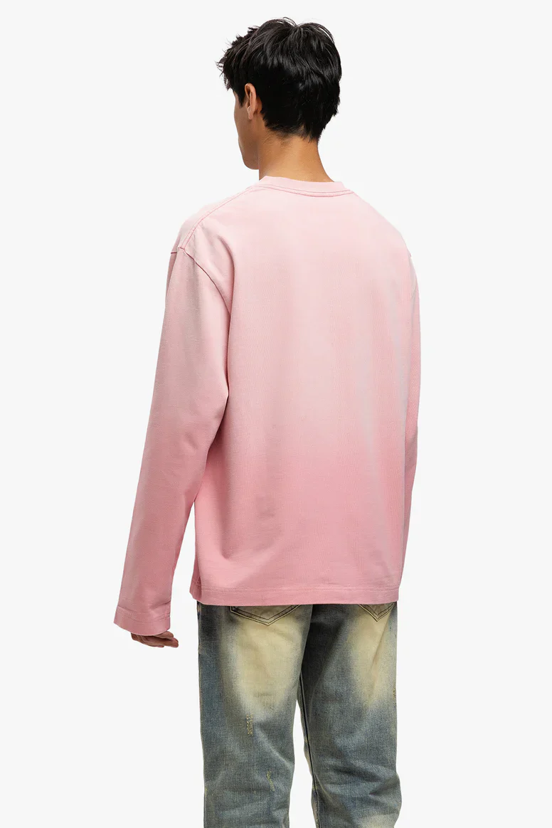 RIVERO - DAWN WASHED STATEMENT LONGSLEEVE TEE - Image 5