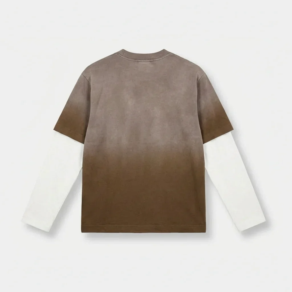 RIVERO - EARTH WASHED STATMENT DOUBLE LAYERED TEE - Image 2