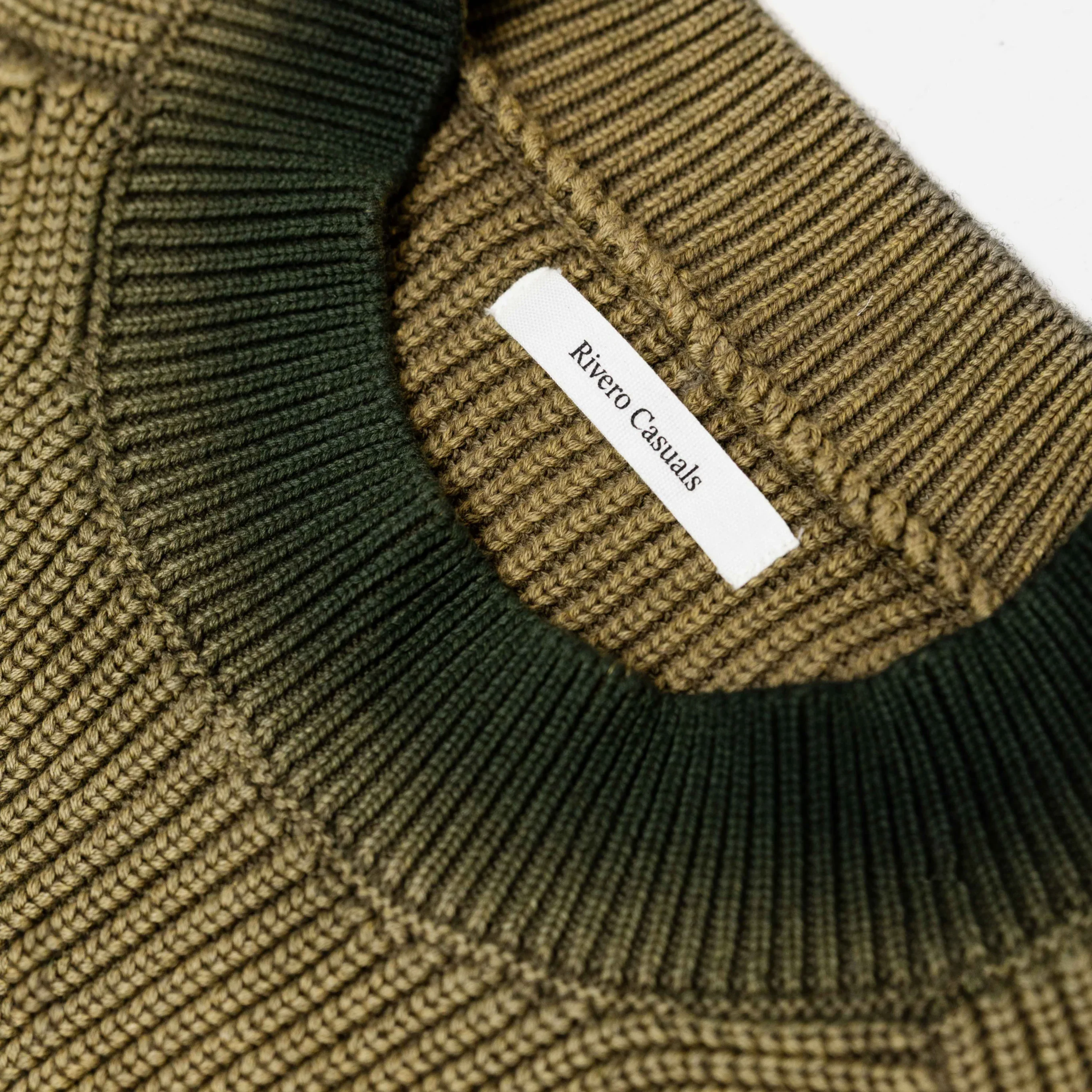 RIVERO - FADED KNIT SWEATER - GREEN - Image 5