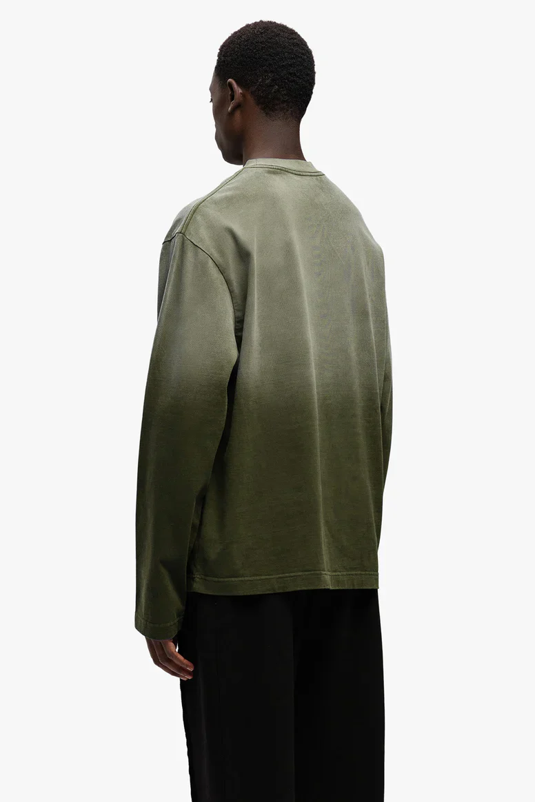 RIVERO - FOREST WASHED STATEMENT LONGSLEEVE TEE - Image 3