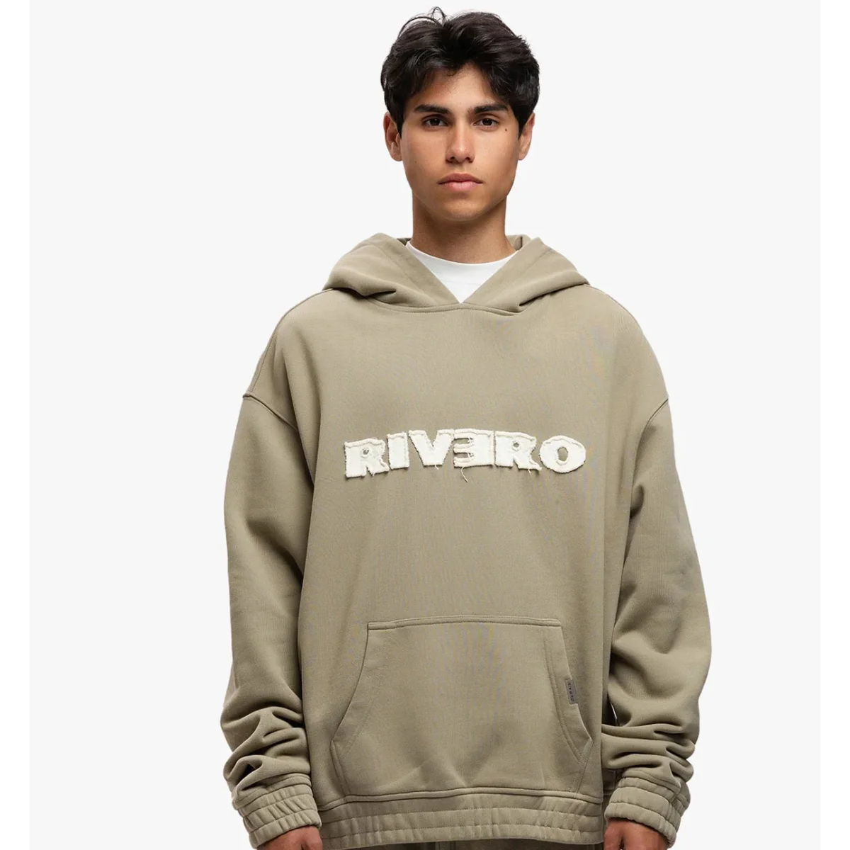 RIVERO - FRAYED ECHO HOODIE