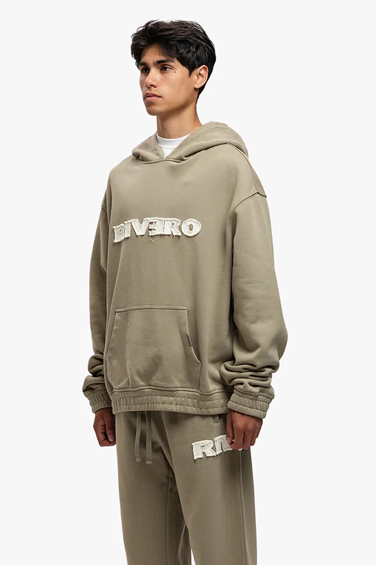 RIVERO - FRAYED ECHO HOODIE - Image 2