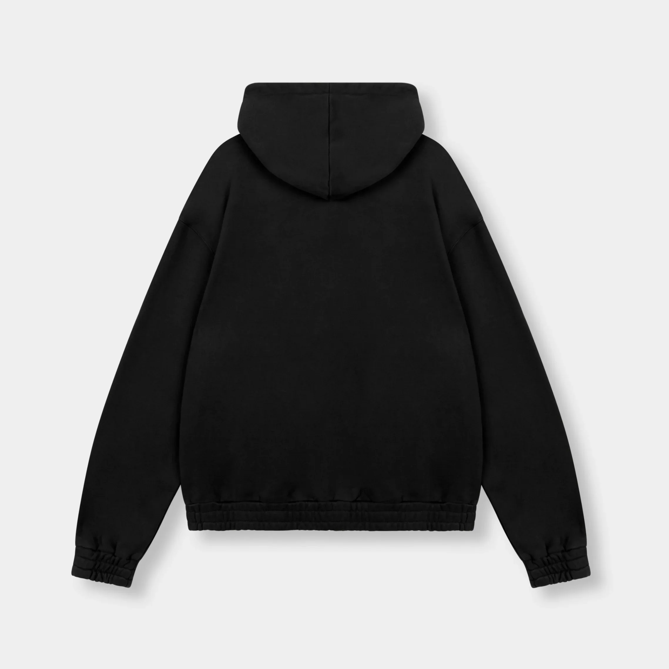 RIVERO - FRAYED ECHO HOODIE - BLACK - Image 2