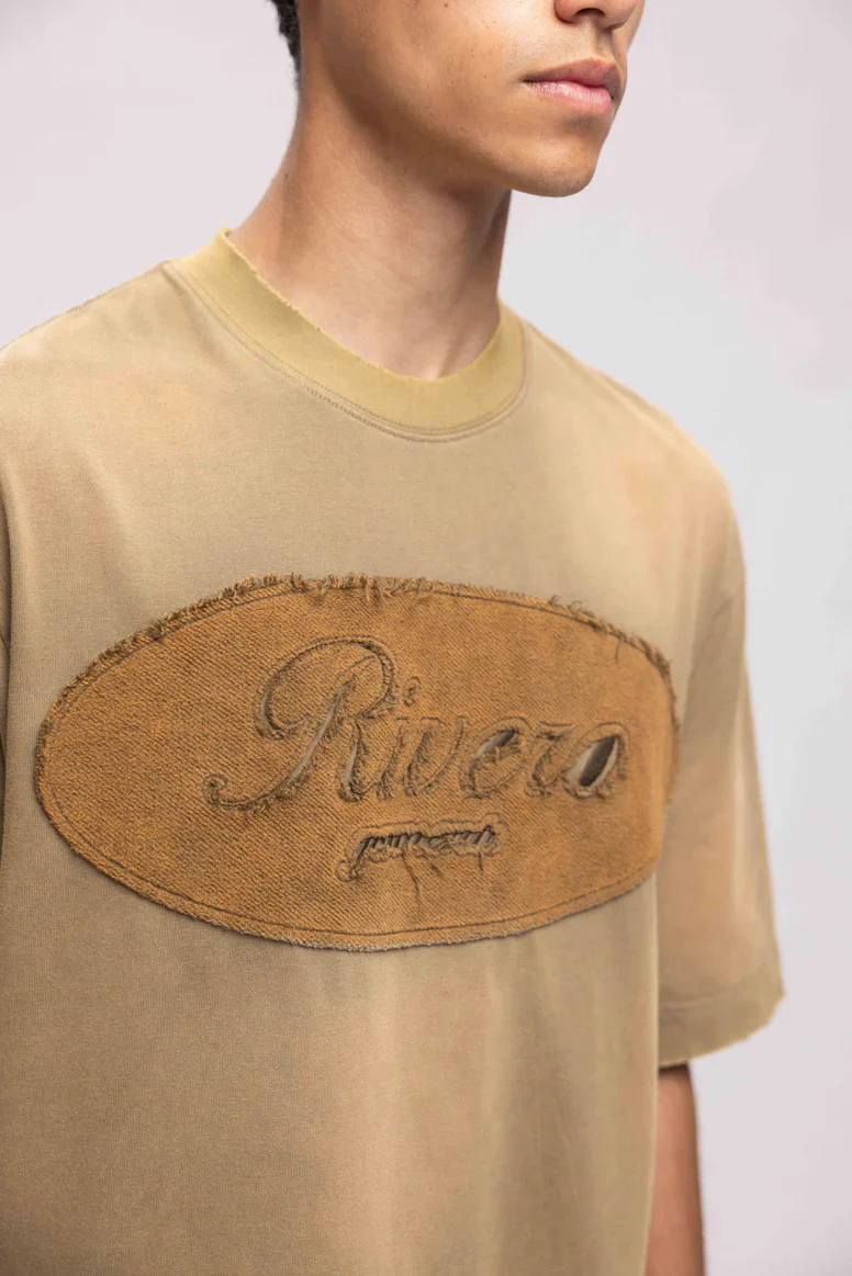 RIVERO - GARMENTS T-SHIRT WASHED BROWN - Image 2