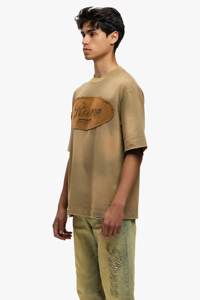 RIVERO - GARMENTS T-SHIRT WASHED BROWN - Image 4