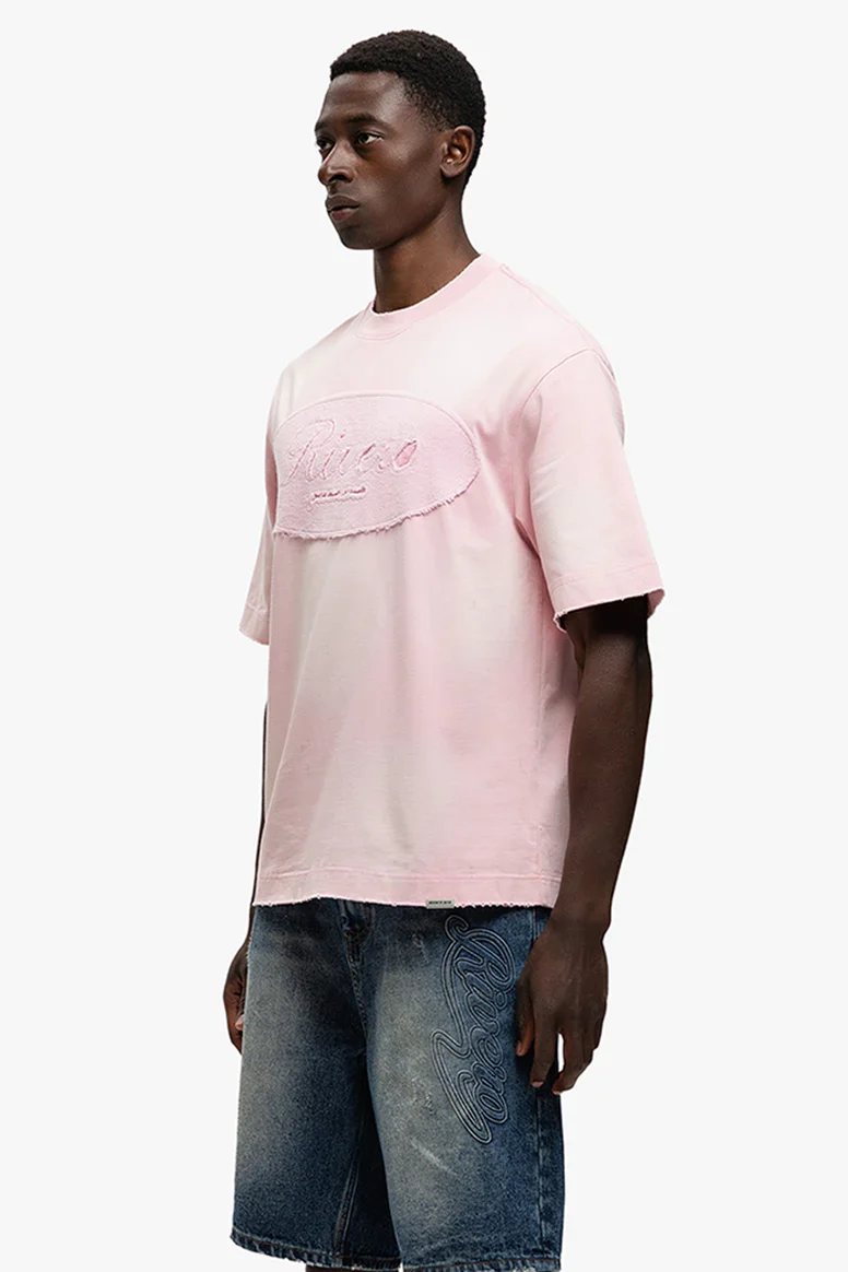 RIVERO - GARMENTS T-SHIRT WASHED PINK - Image 4