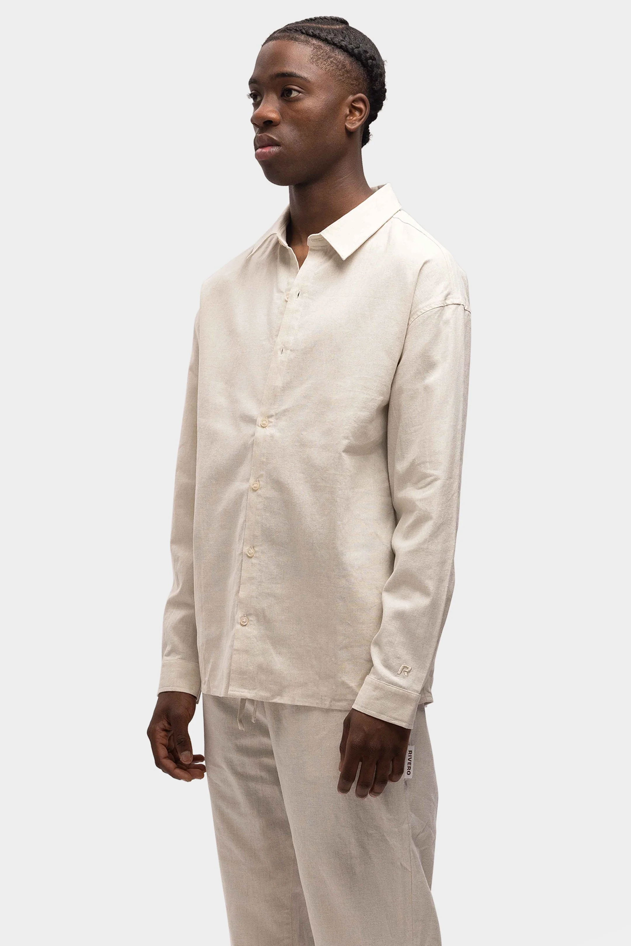RIVERO - LINEN SHIRT SAND - Image 5