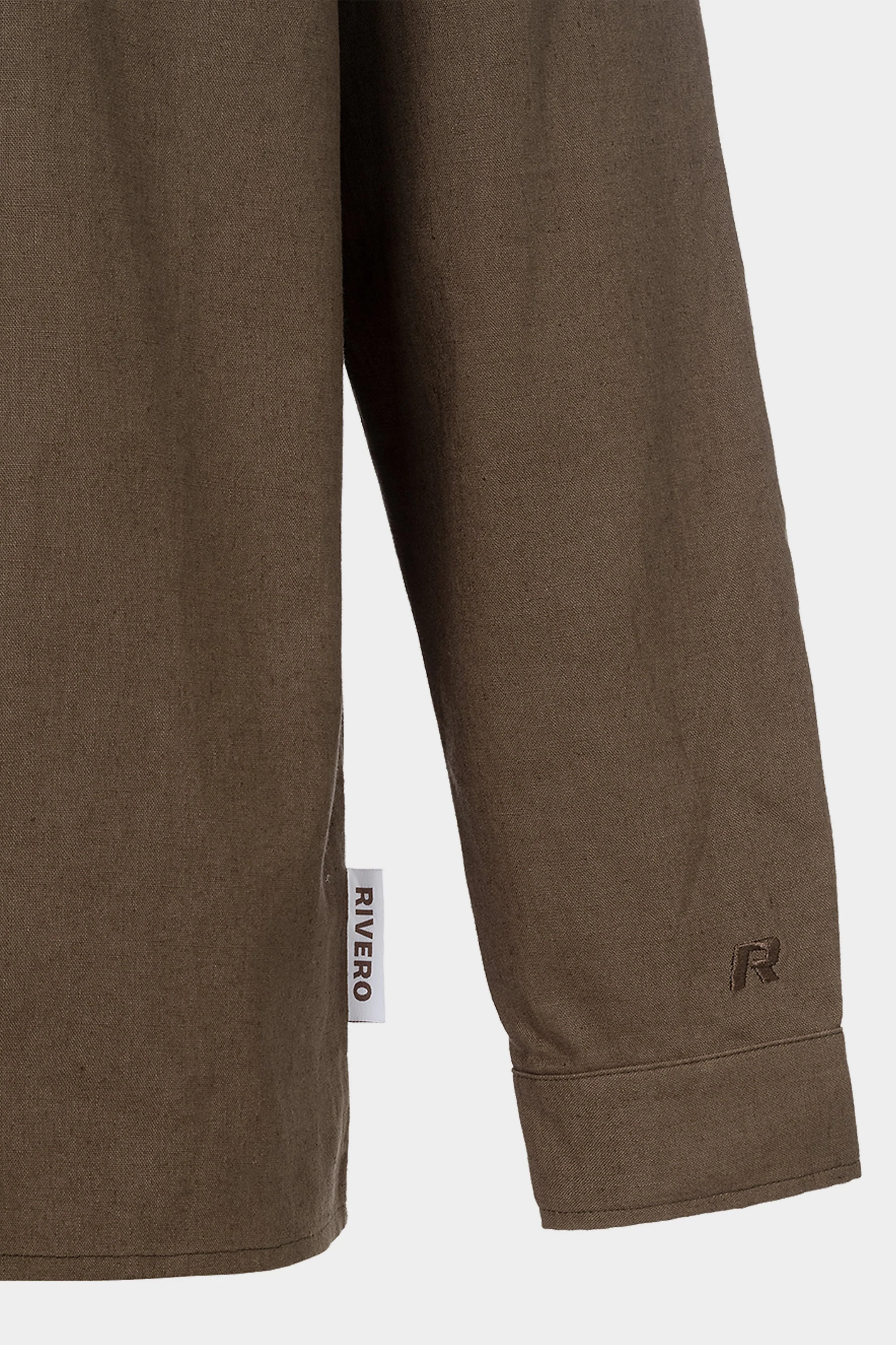 RIVERO - LINEN SHIRT BROWN - Image 6