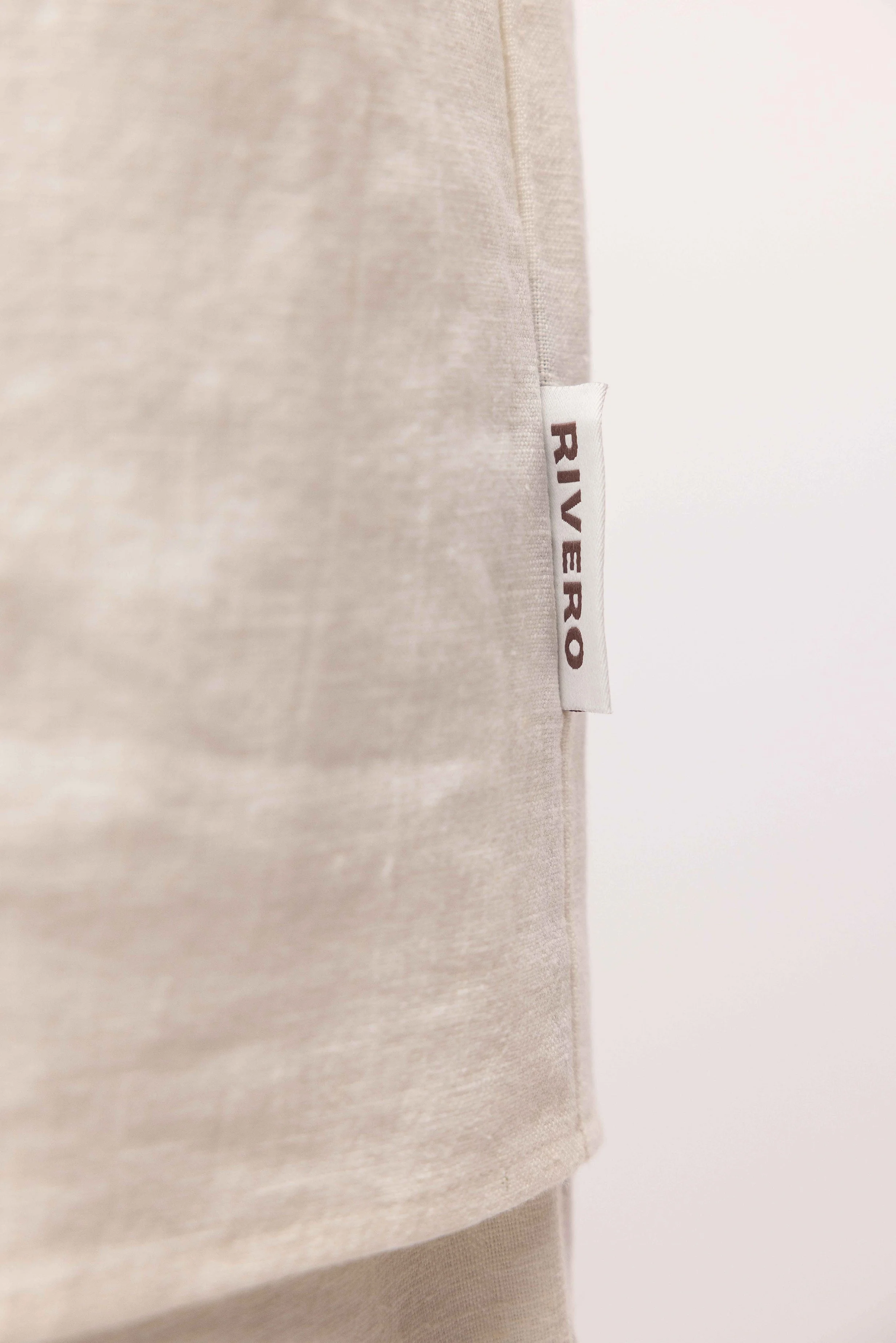 RIVERO - LINEN SHIRT SHORT SLEEVE WHITE - Image 5
