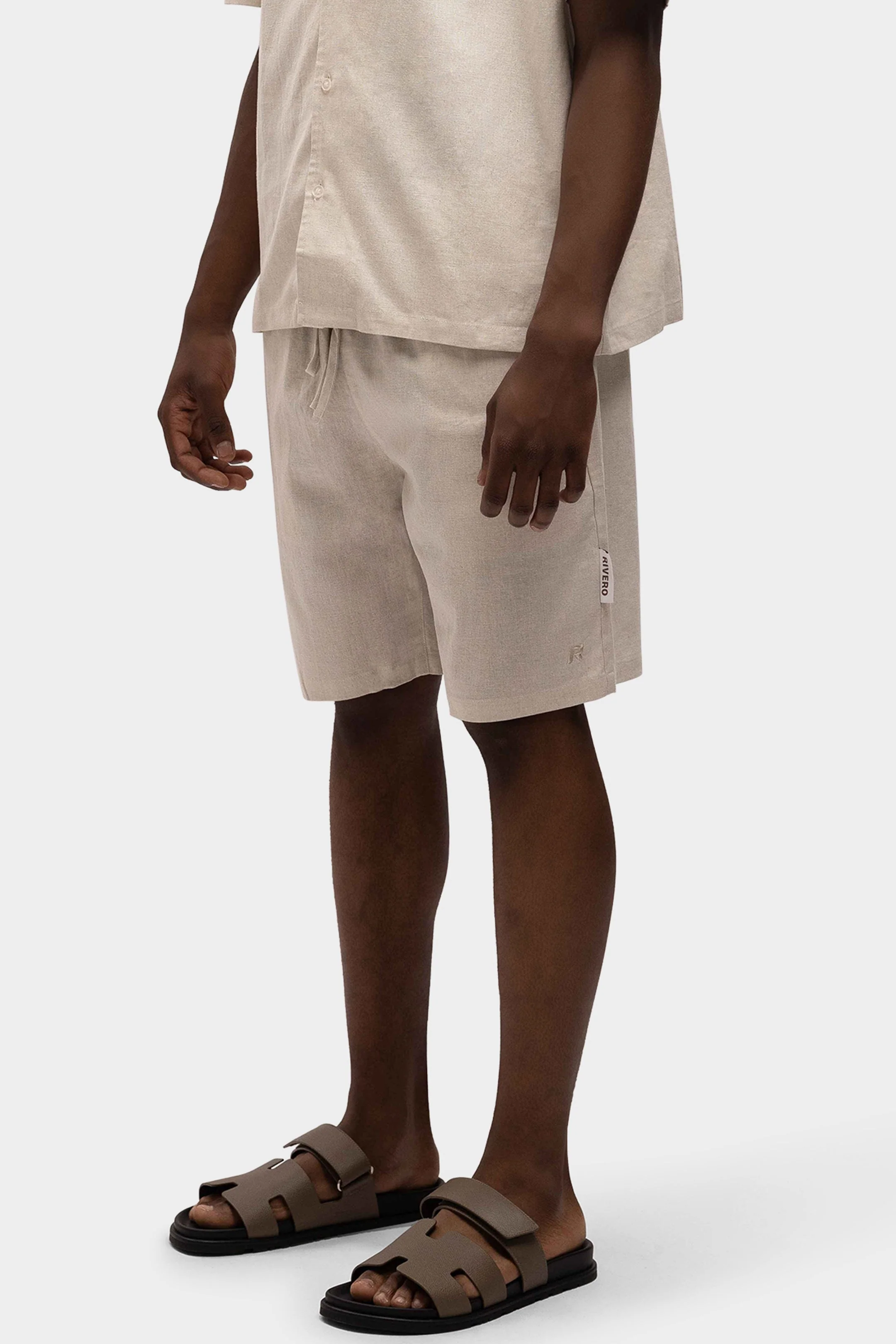 RIVERO - LINEN SHORT SAND - Image 4