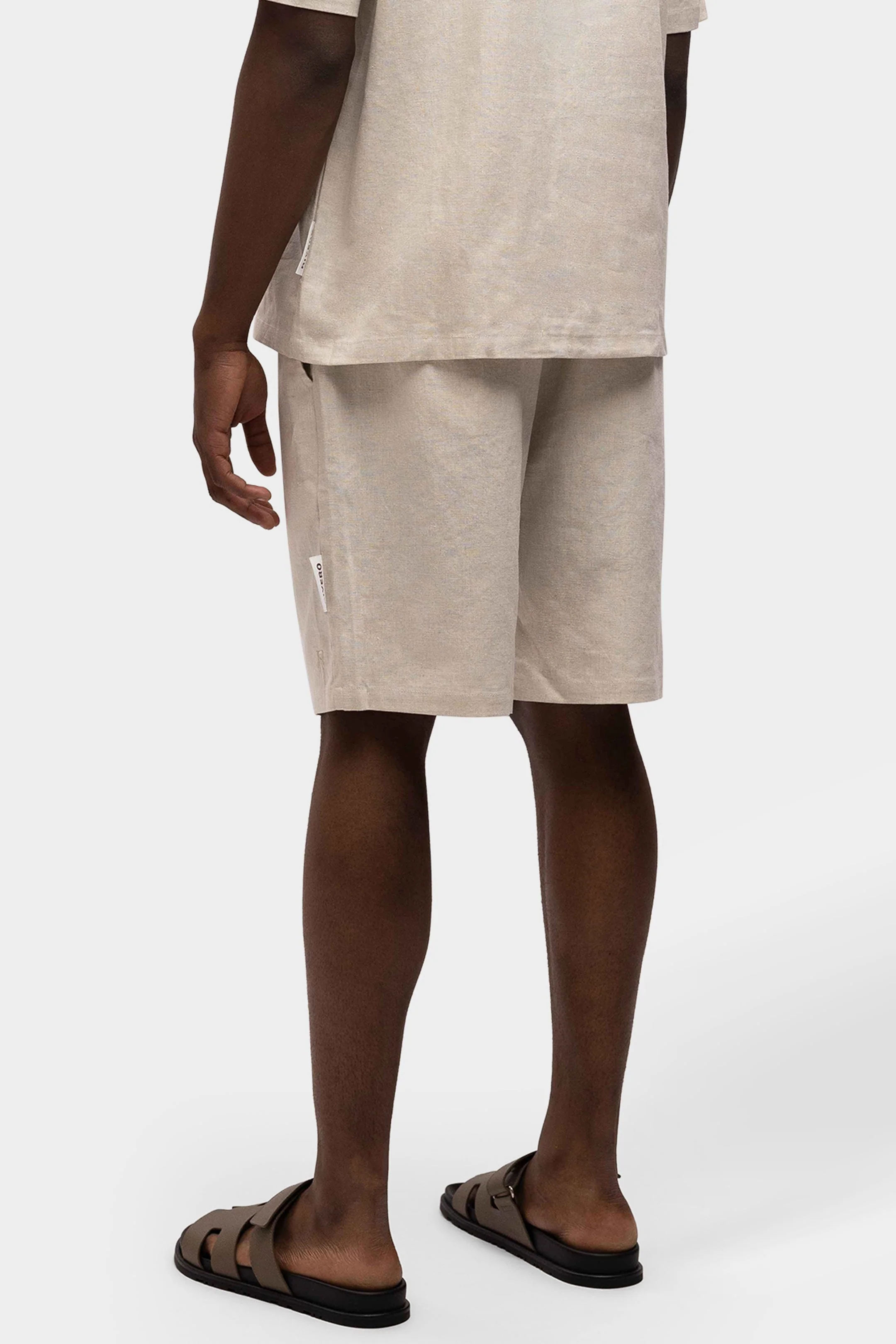 RIVERO - LINEN SHORT SAND - Image 6