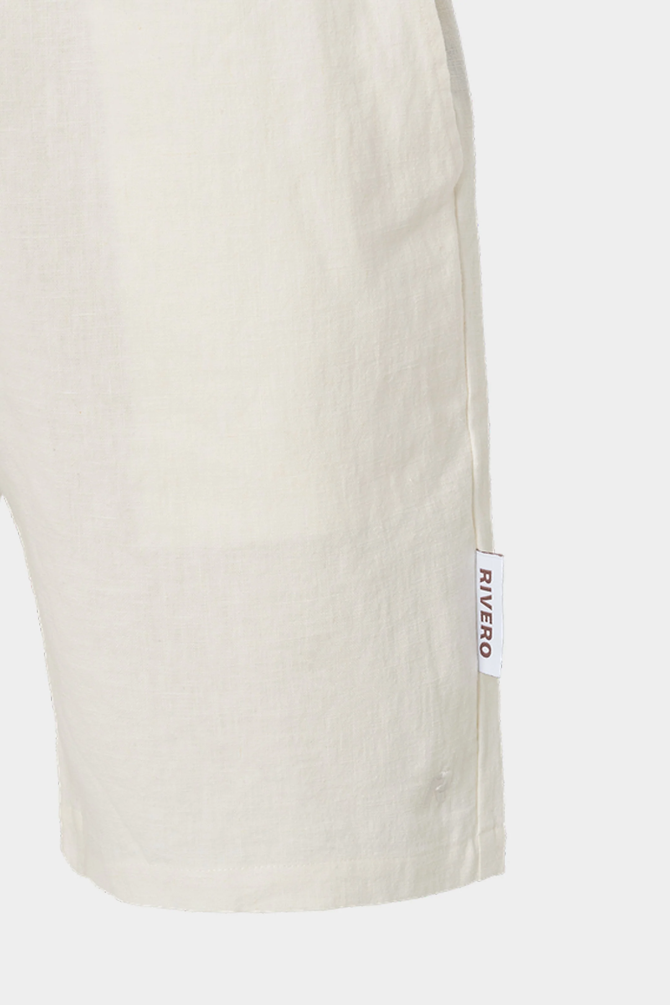 RIVERO - LINEN SHORT WHITE - Image 5