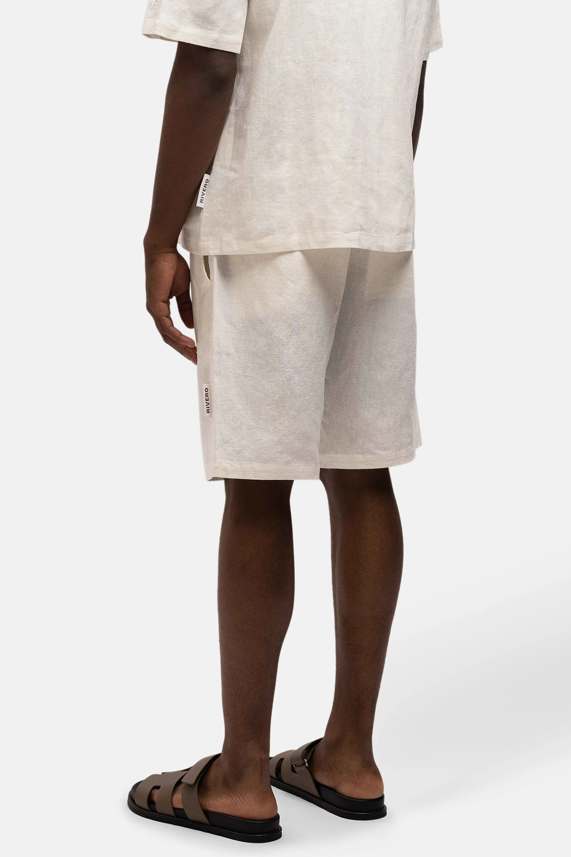 RIVERO - LINEN SHORT WHITE - Image 6