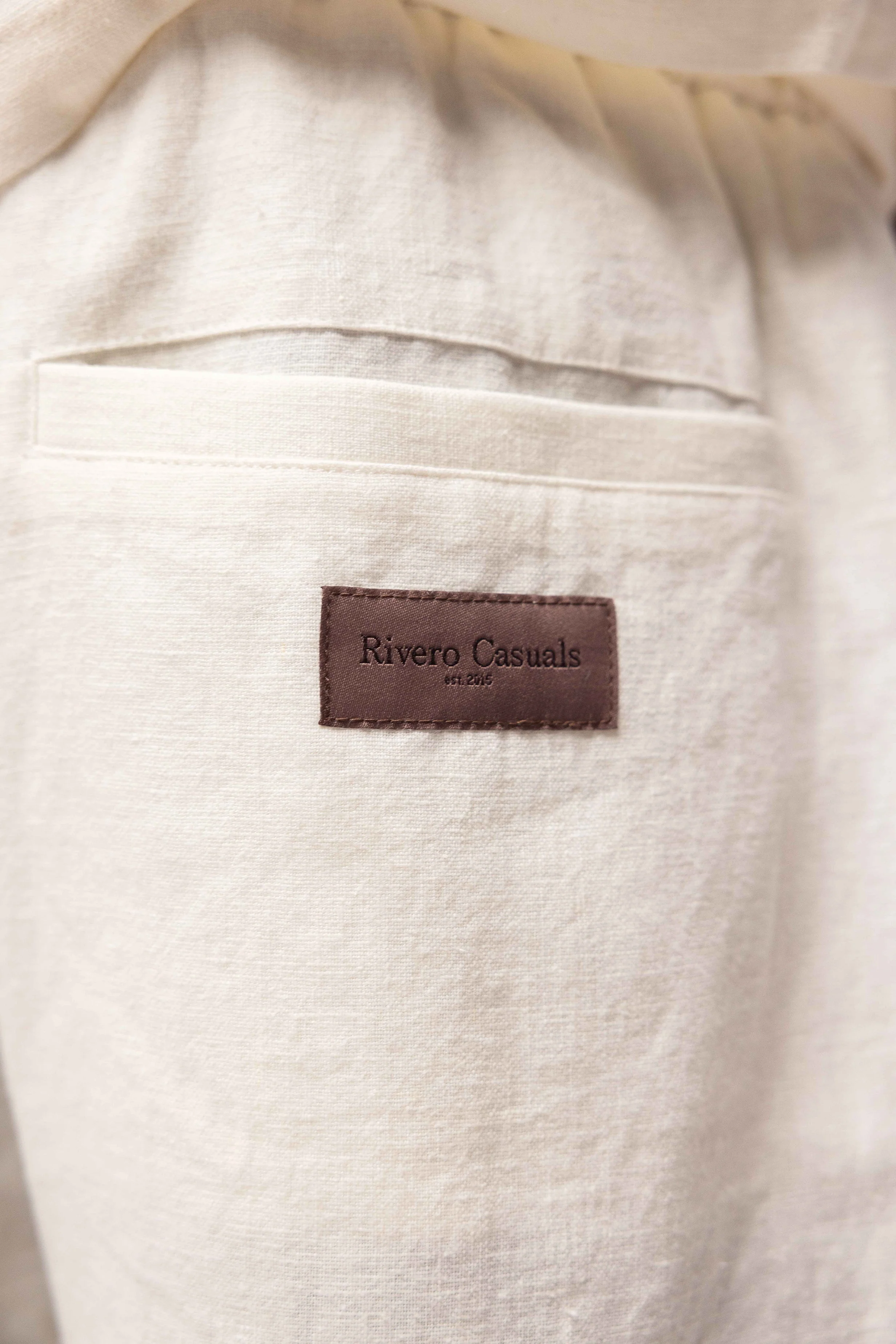 RIVERO - LINEN SHORT WHITE - Image 7