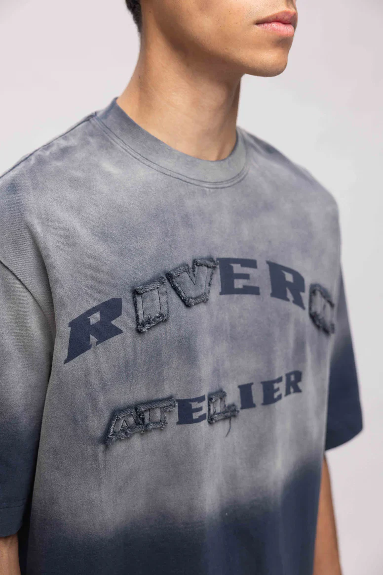 RIVERO - MIDNIGHT WASHED STATEMENT T-SHIRT - Image 2