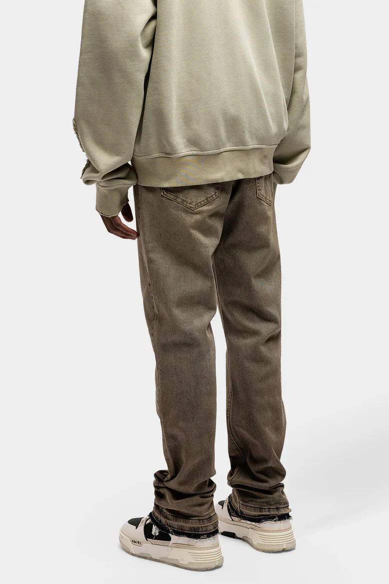 RIVERO - REGULAR EARTHBOUND EMBOSSED DENIM JEANS - Image 5