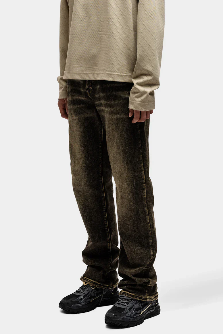 RIVERO - RELAXED SHADOW WASHED DENIM JEANS - Image 2