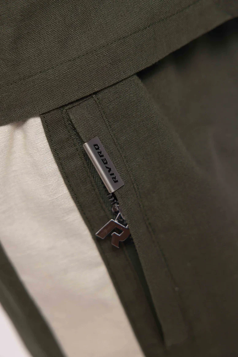 RIVERO - RETRO LINEN SHORTS - Image 3
