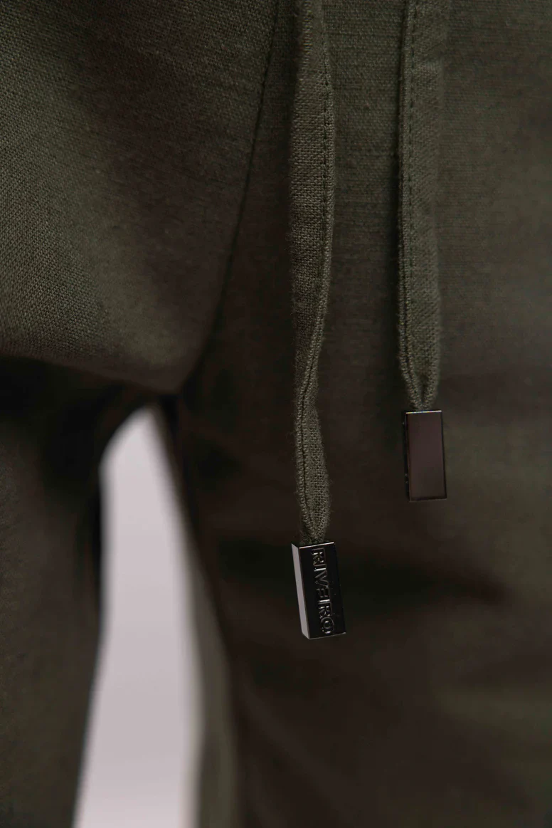 RIVERO - RETRO LINEN SHORTS - Image 5
