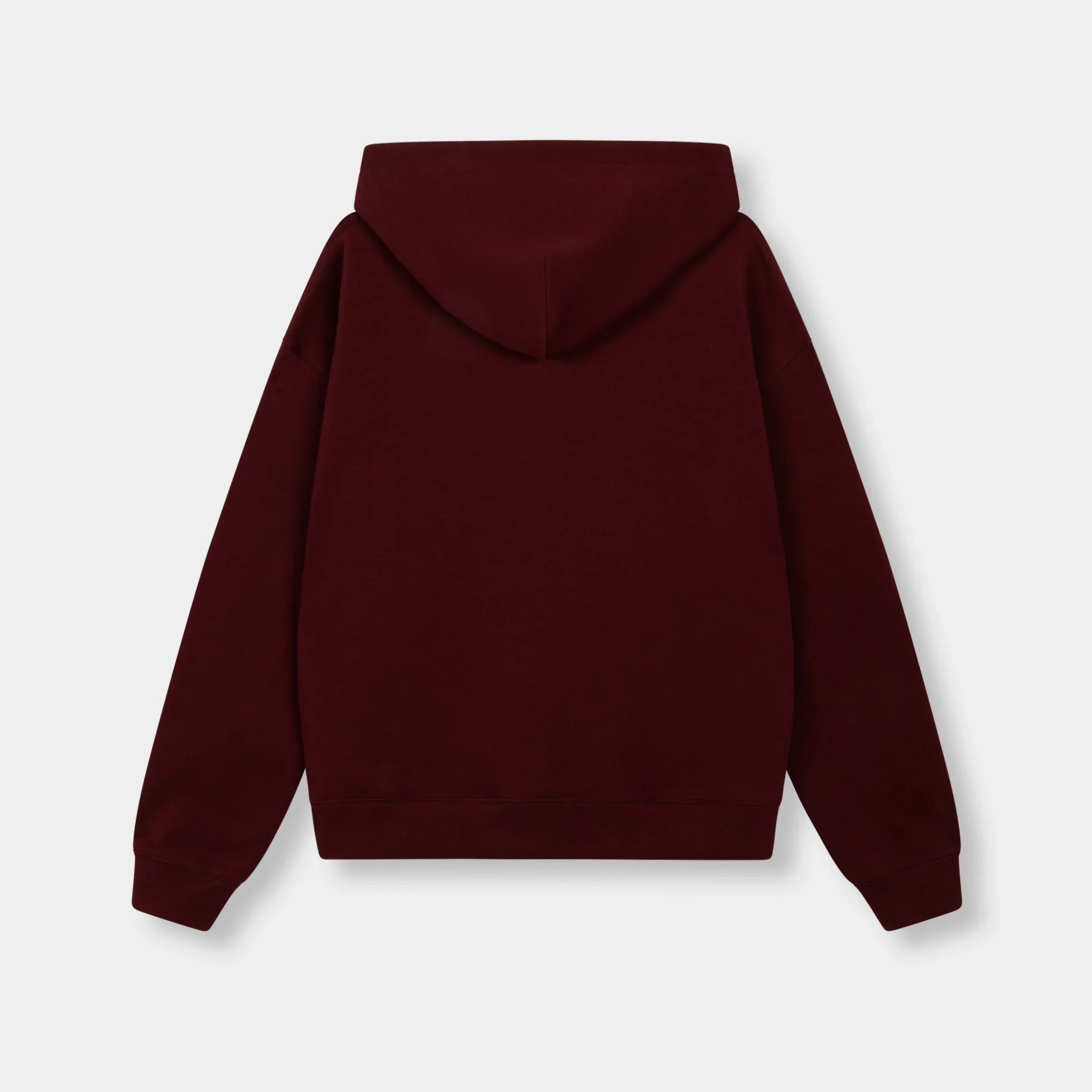 RIVERO - SCUBA ZIP HOODIE MAROON - Image 2