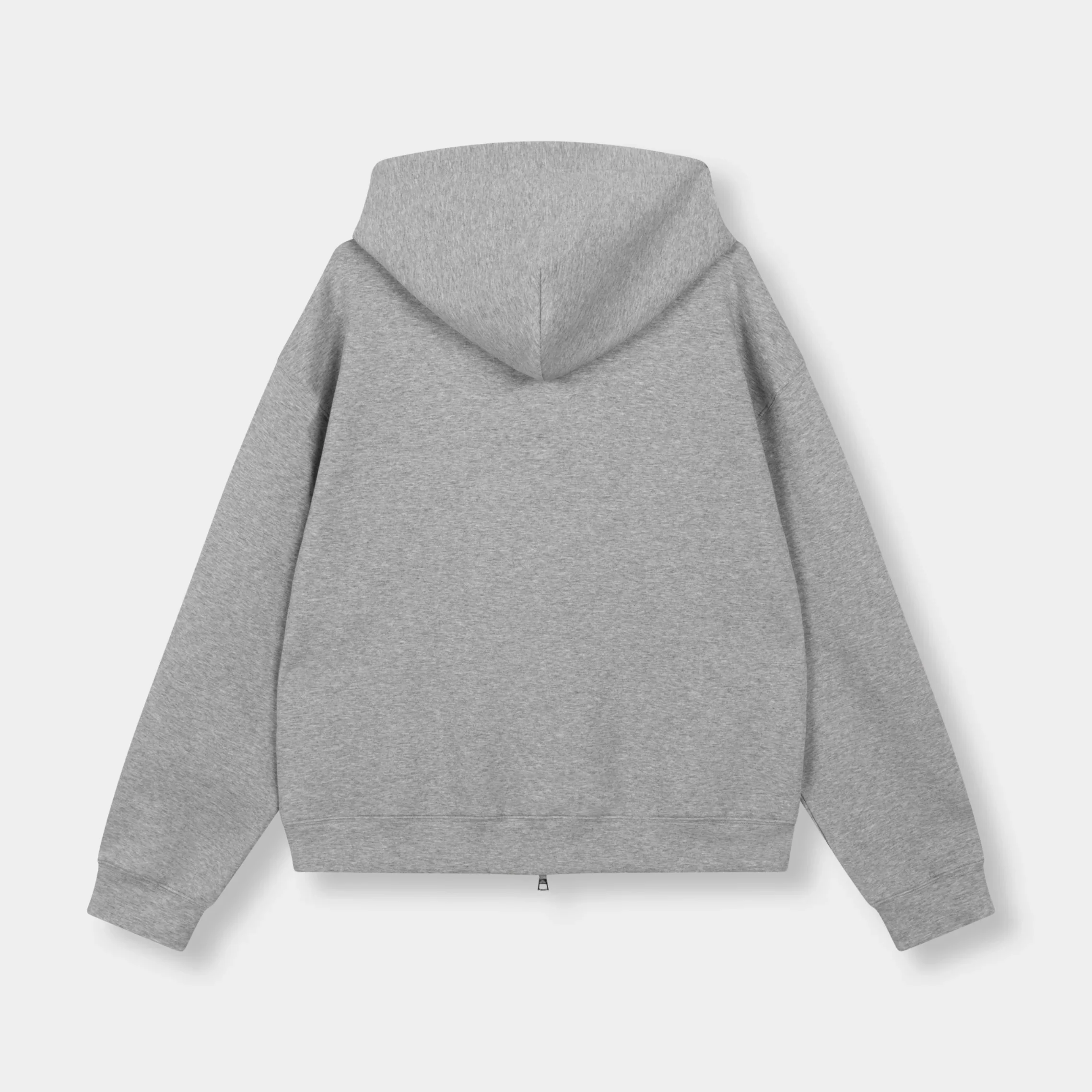 RIVERO - SCUBA ZIP HOODIE GREY - Image 2