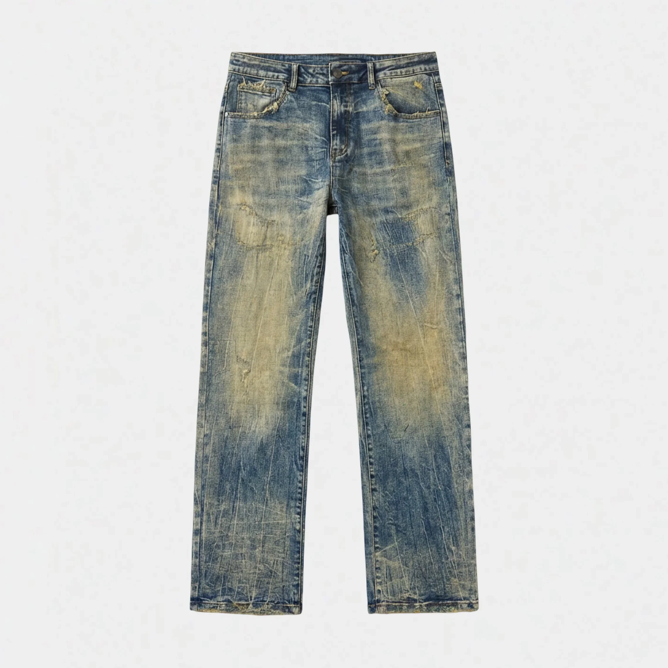 RIVERO - ARTISAN DAMAGE WASHED DENIM