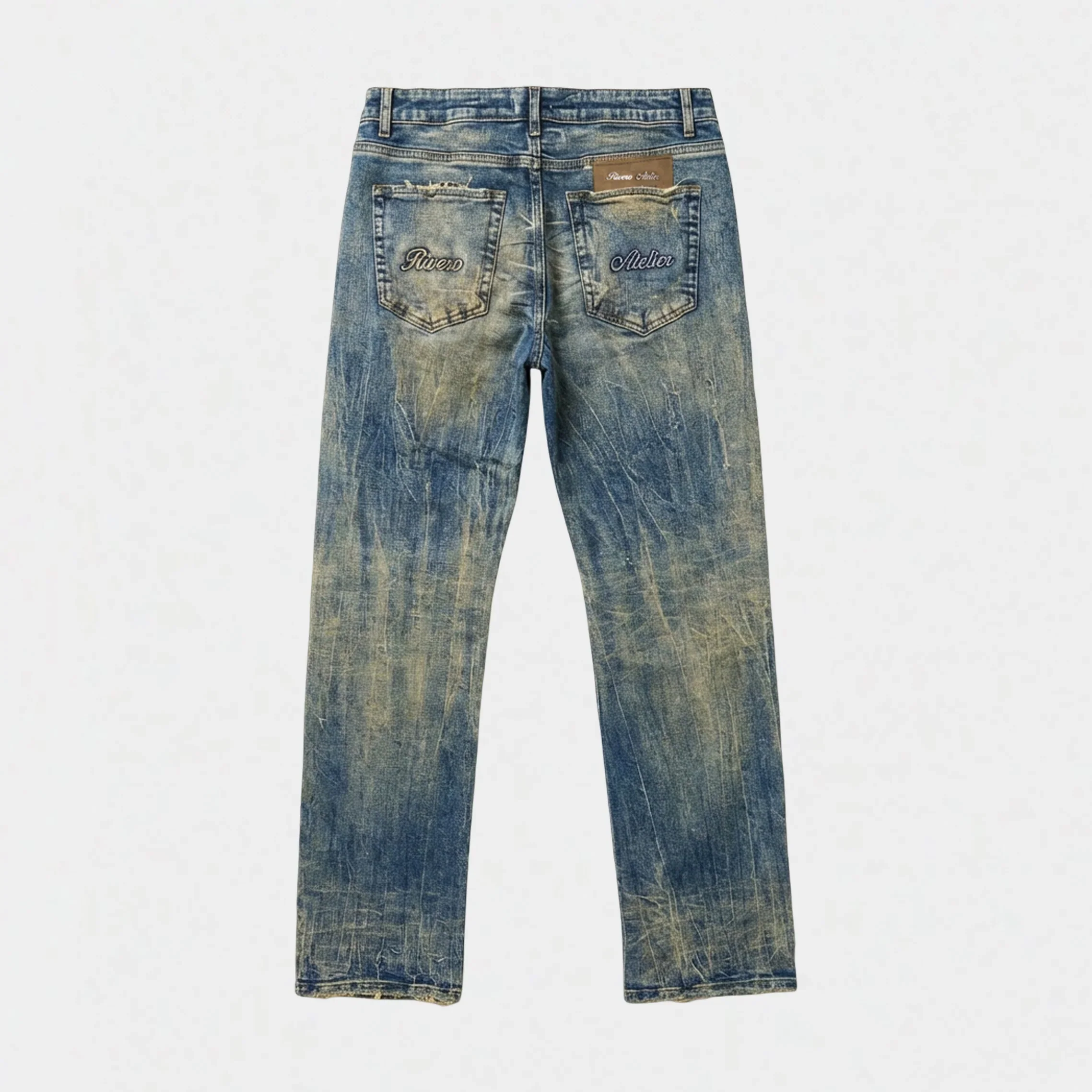 RIVERO - ARTISAN DAMAGE WASHED DENIM - Image 2