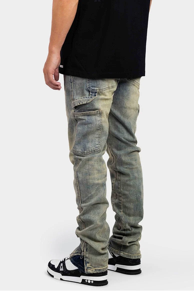 RIVERO - STRAIGHT WORKER DENIM JEANS - Image 3