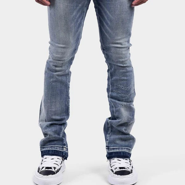 RIVERO - VINTAGE FLARED JEANS WASHED
