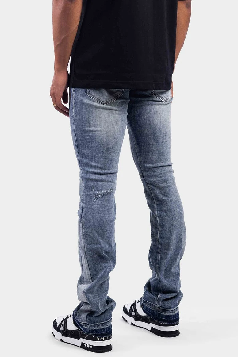 RIVERO - VINTAGE FLARED JEANS WASHED - Image 2
