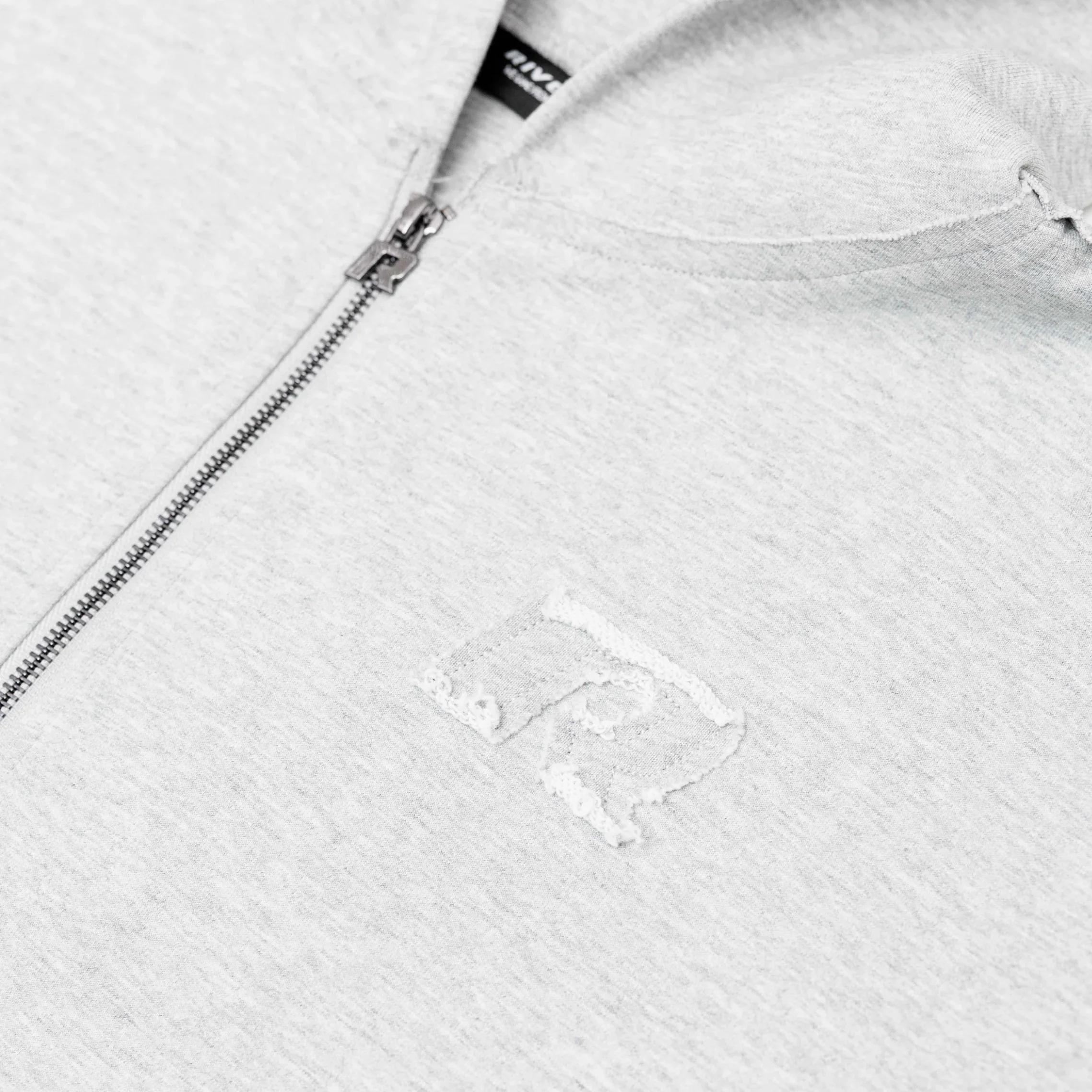 RIVERO - URBAN ZIP HOODIE GREY - Image 3