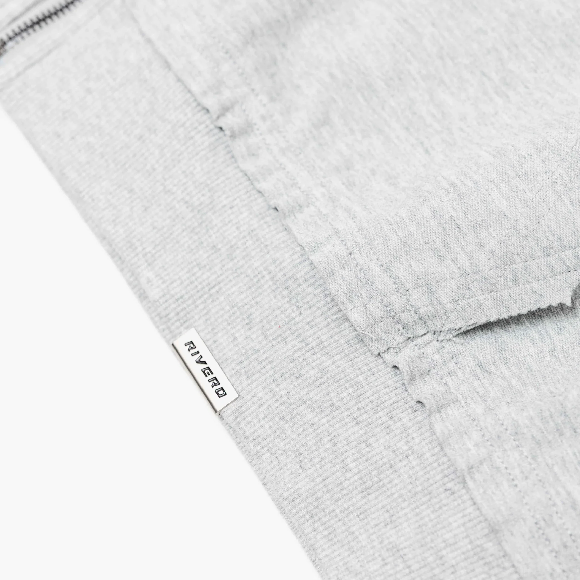 RIVERO - URBAN ZIP HOODIE GREY - Image 6