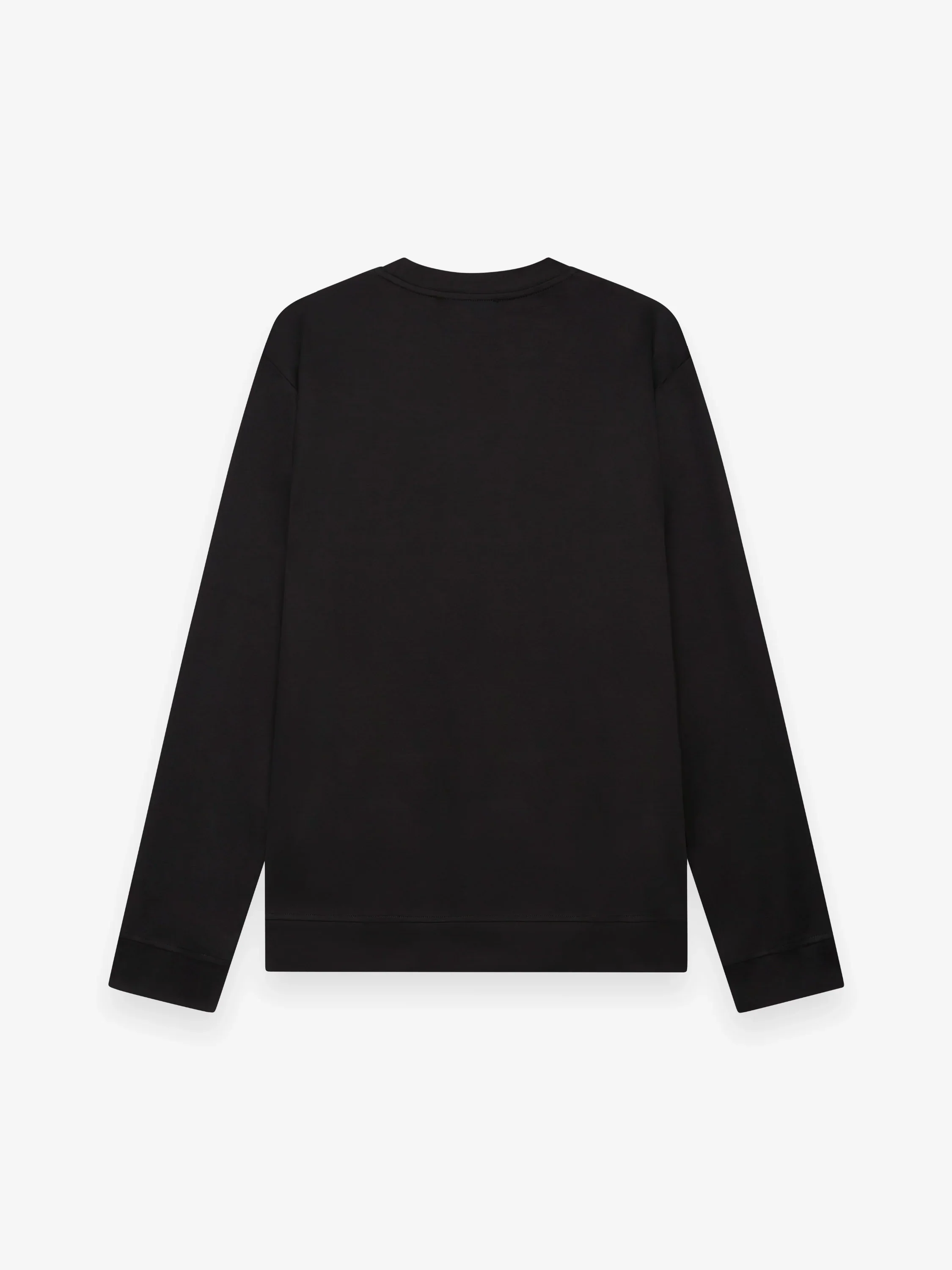 VALENZA- HEAVY SUPIMA SWEATER BLACK - Image 2