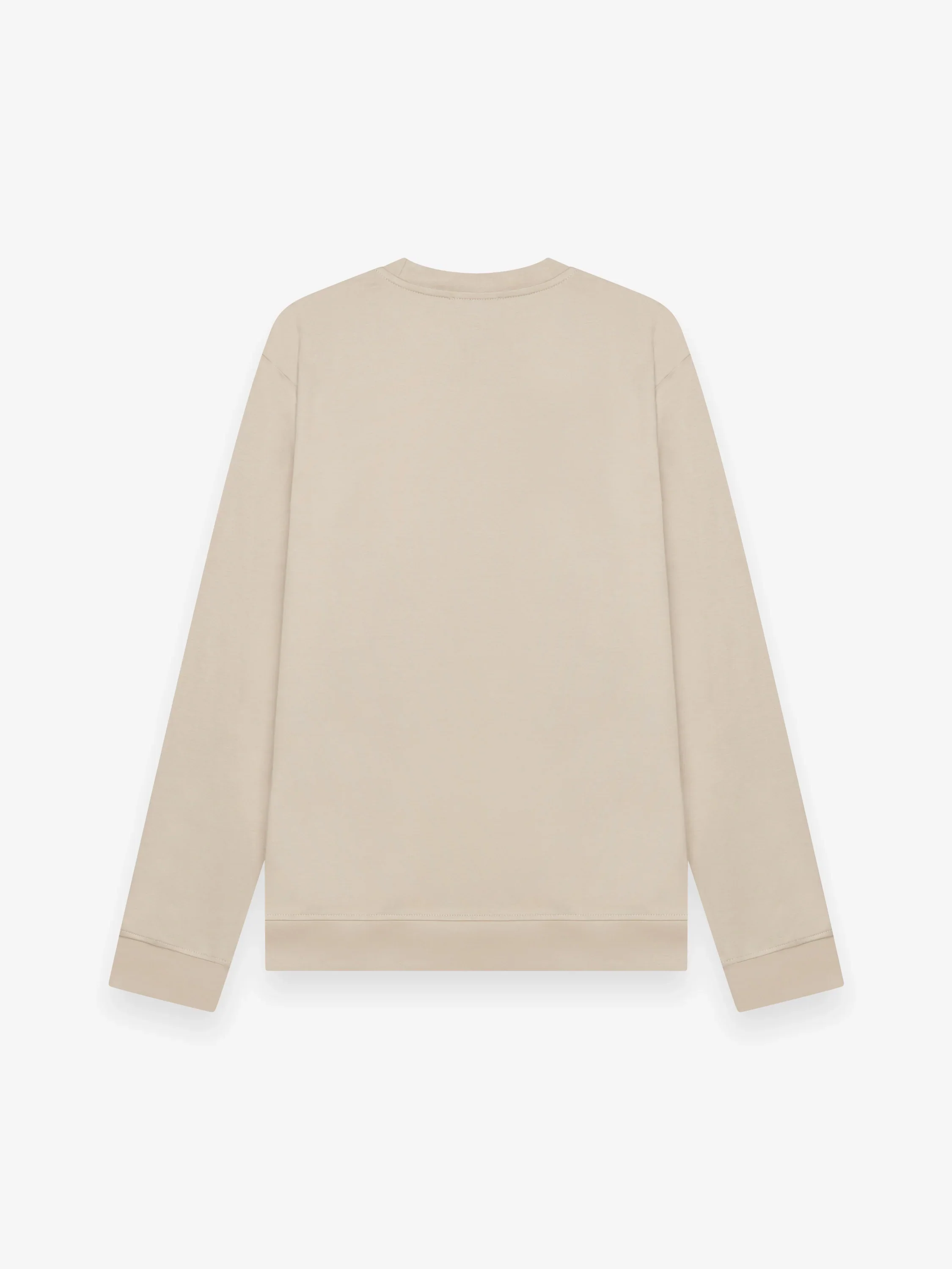 VALENZA- HEAVY SUPIMA SWEATER BEIGE - Image 2
