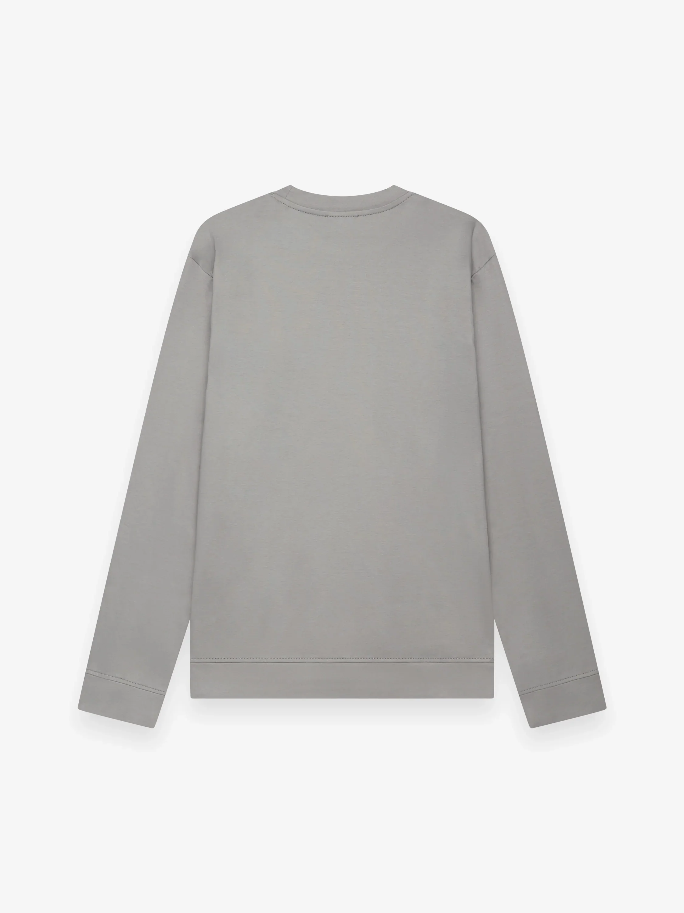 VALENZA- HEAVY SUPIMA SWEATER GREY - Image 2