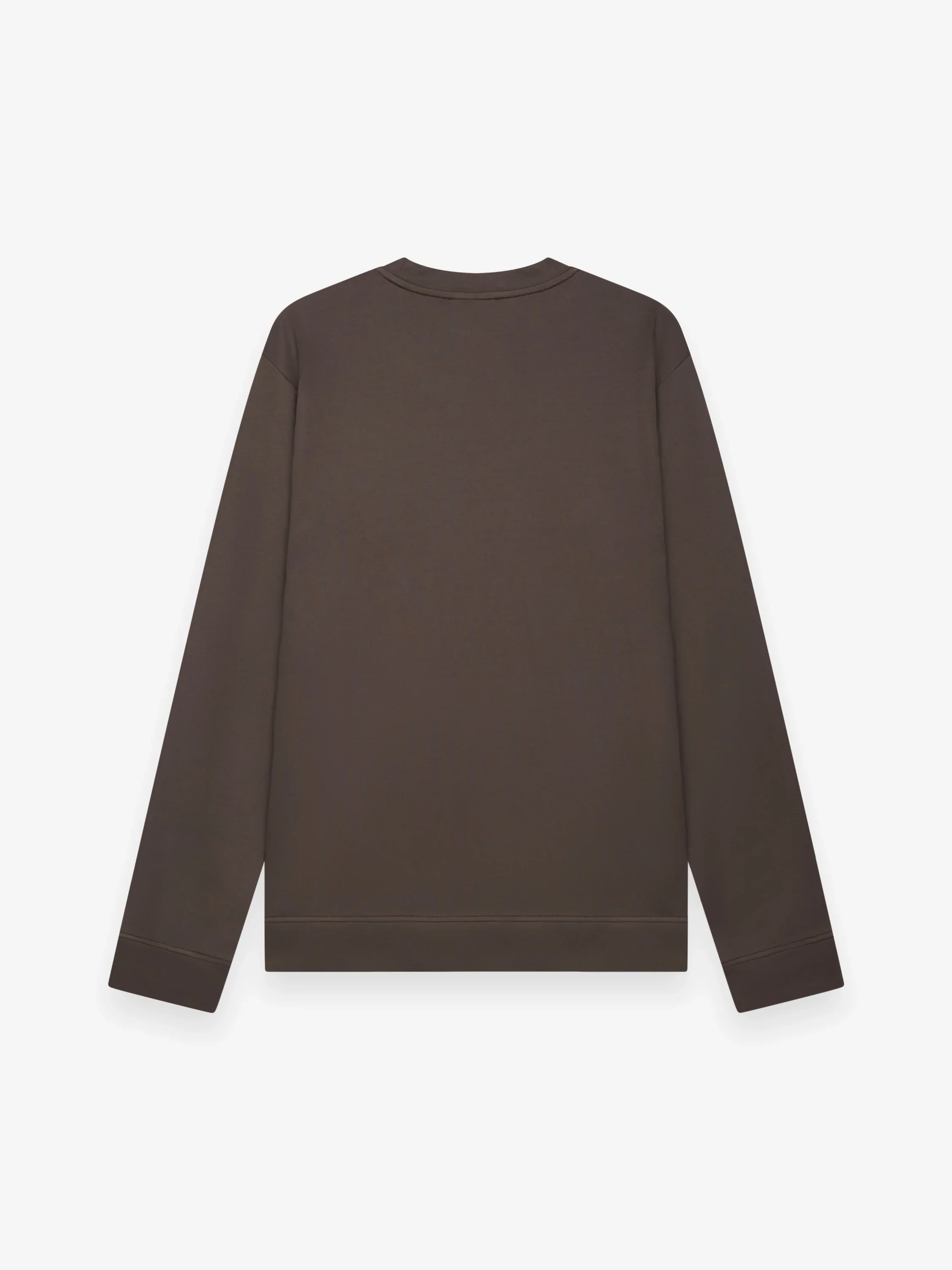 VALENZA- HEAVY SUPIMA SWEATER EBONY BROWN - Image 2