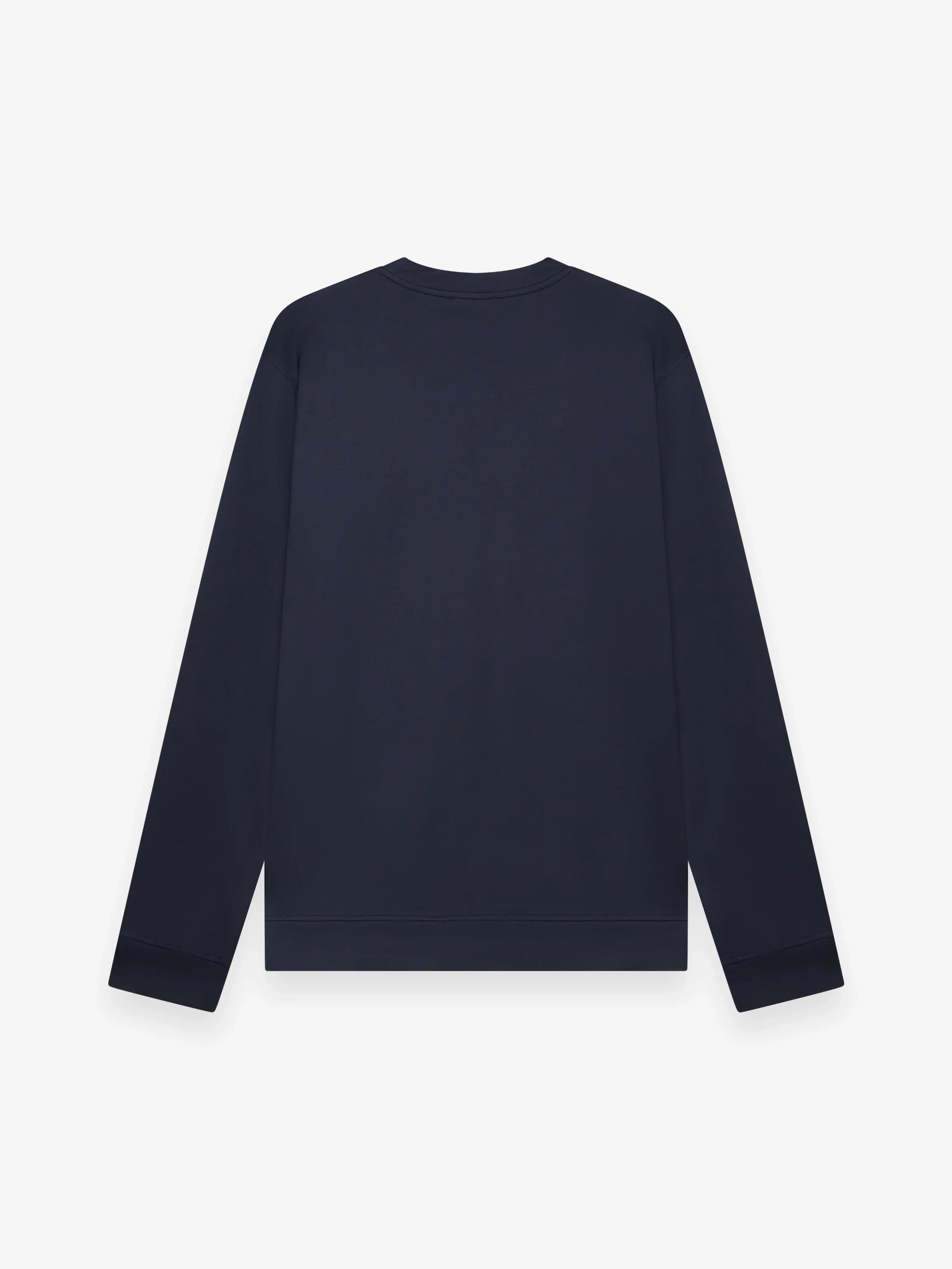 VALENZA- HEAVY SUPIMA SWEATER NAVY - Image 2